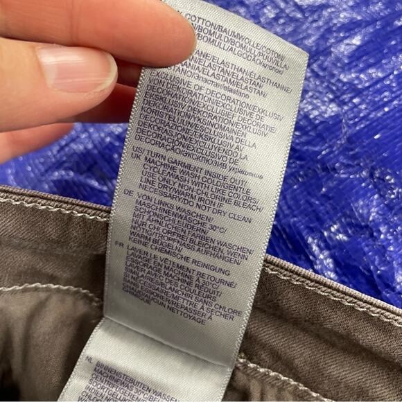 NYDJ Brown Rachel Roll Cuff Ankle Jeans Lift Tuck Technology Womens 10 Stretchy - Picture 4 of 15